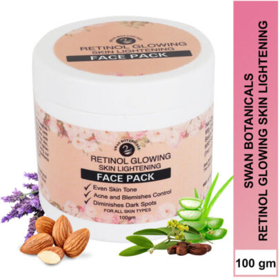 Retinol Glowing Skin Lightening Face Pack